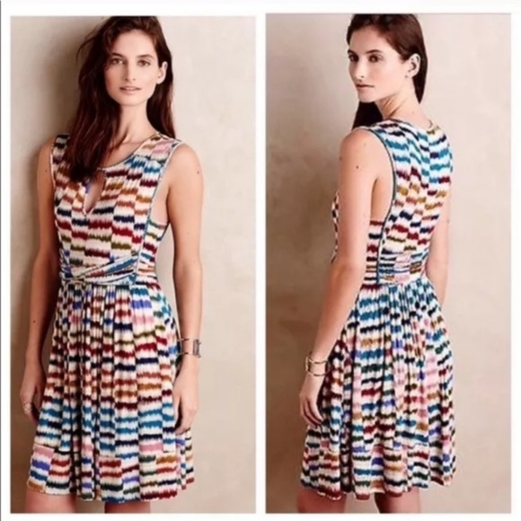 Anthropologie Dresses & Skirts - Maeve Anthropologie Sennebec Multi Colored Dress